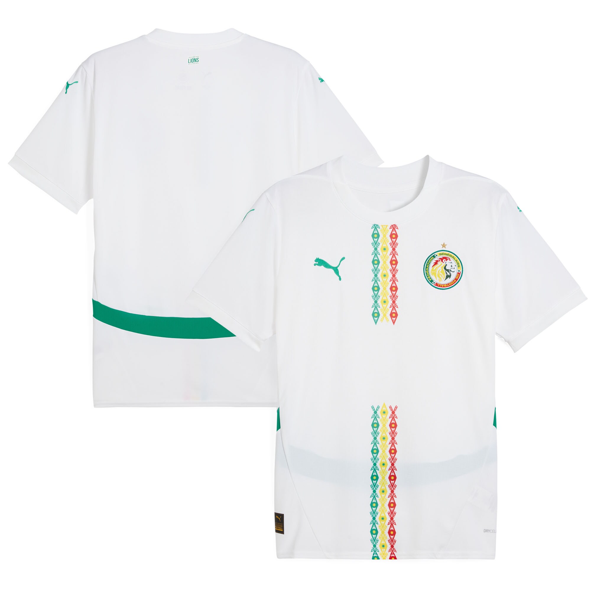 senegal national team puma 2025 home replica jersey – white Collection – Brazil World Cup Jerseys and T-Shirts