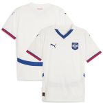 serbia national team puma 2024 away replica jersey – white Collection – Brazil World Cup Jerseys and T-Shirts