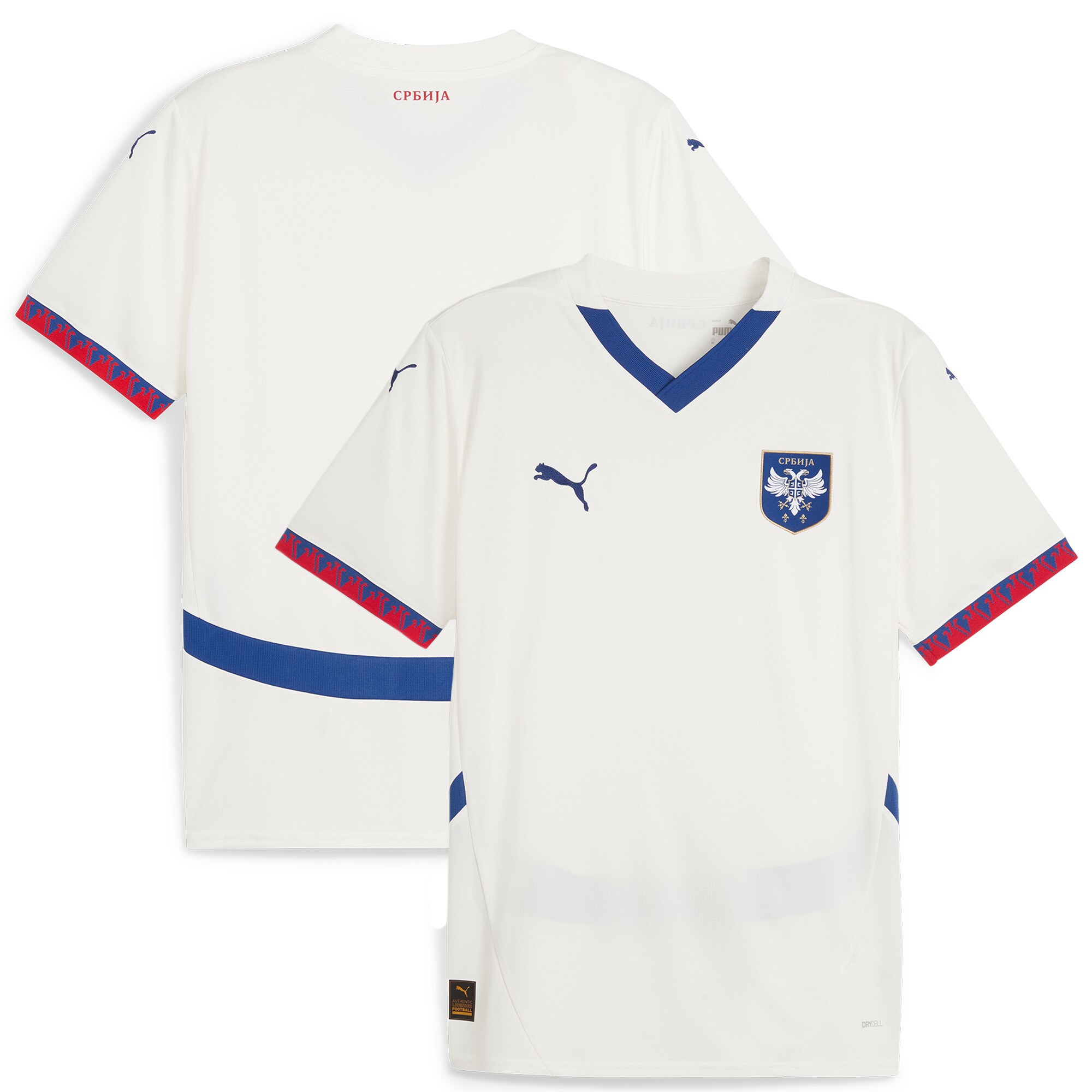 serbia national team puma 2024 away replica jersey – white Collection – Brazil World Cup Jerseys and T-Shirts