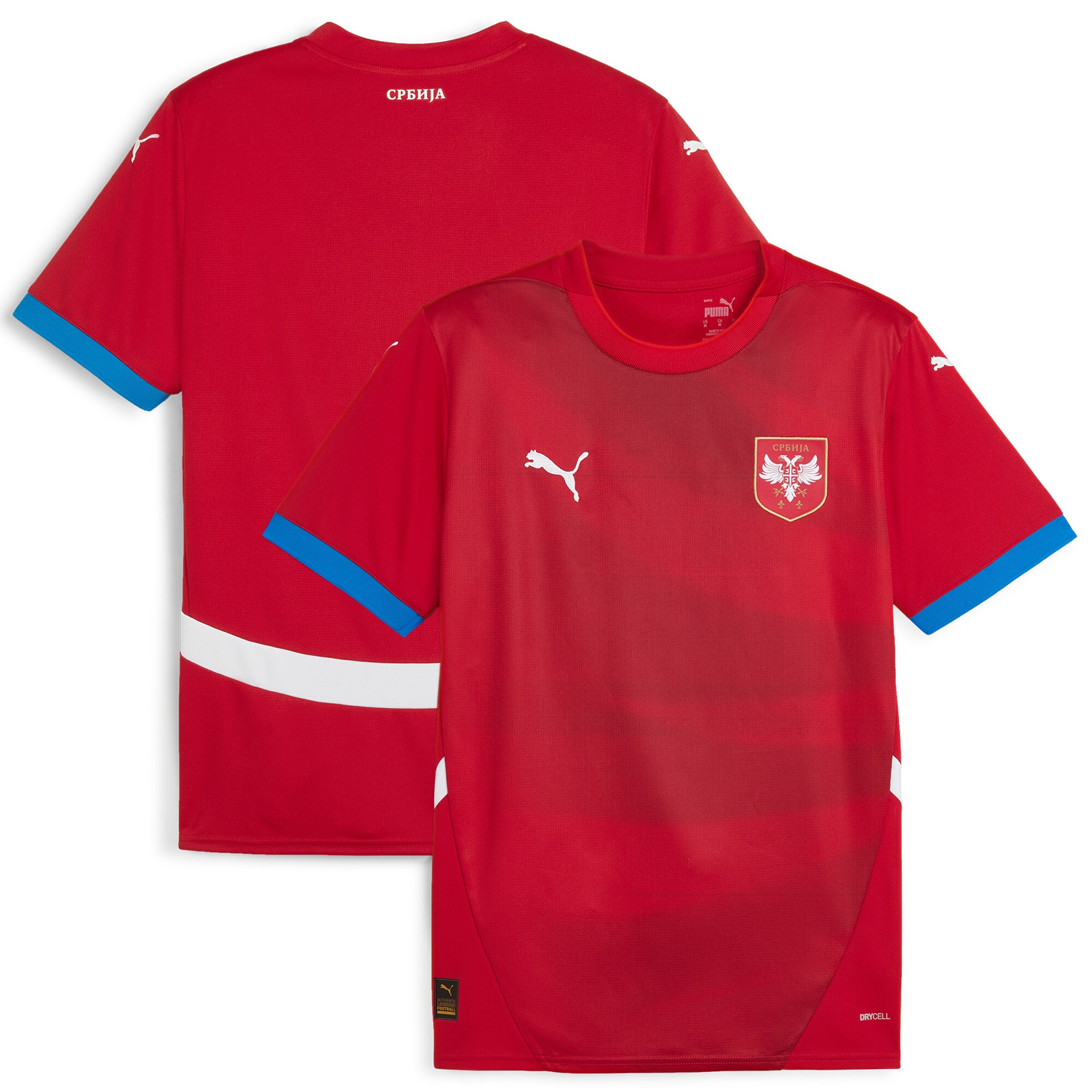serbia national team puma 2024 home replica jersey – red Collection – Brazil World Cup Jerseys and T-Shirts