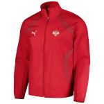 serbia national team puma 2024 pre-match full-zip hoodie jacket – red Collection – Brazil World Cup Jerseys and T-Shirts