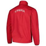 serbia national team puma 2024 pre-match full-zip hoodie jacket – red Collection – Brazil World Cup Jerseys and T-Shirts