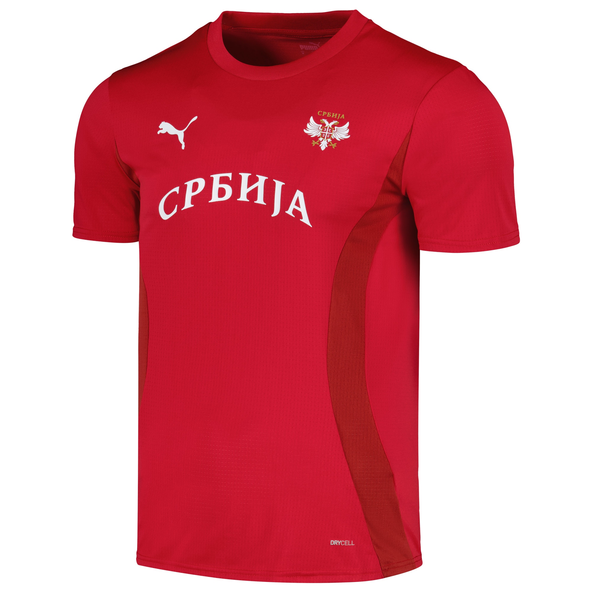 serbia national team puma 2024 pre-match jersey – red Collection – Brazil World Cup Jerseys and T-Shirts