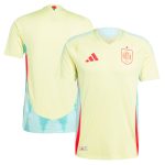 spain national team adidas 2024 away authentic jersey – yellow Collection – Brazil World Cup Jerseys and T-Shirts