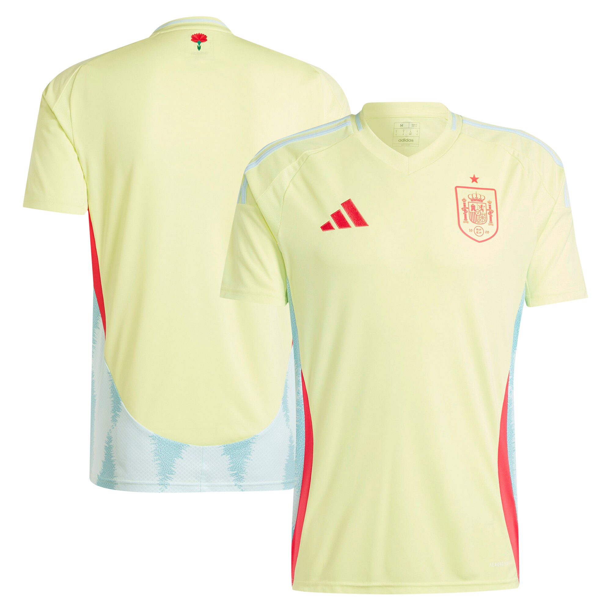 spain national team adidas 2024 away replica jersey – yellow Collection – Brazil World Cup Jerseys and T-Shirts