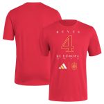 spain national team adidas 2024 european champions t-shirt – red Collection – Brazil World Cup Jerseys and T-Shirts