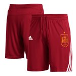 spain national team adidas club crest three-stripe aeroready shorts – red Collection – Brazil World Cup Jerseys and T-Shirts