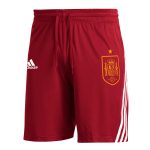 spain national team adidas club crest three-stripe aeroready shorts – red Collection – Brazil World Cup Jerseys and T-Shirts