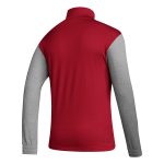 spain national team adidas crest long sleeve half-zip top – red Collection – Brazil World Cup Jerseys and T-Shirts