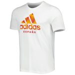 spain national team adidas dna graphic t-shirt – white Collection – Brazil World Cup Jerseys and T-Shirts
