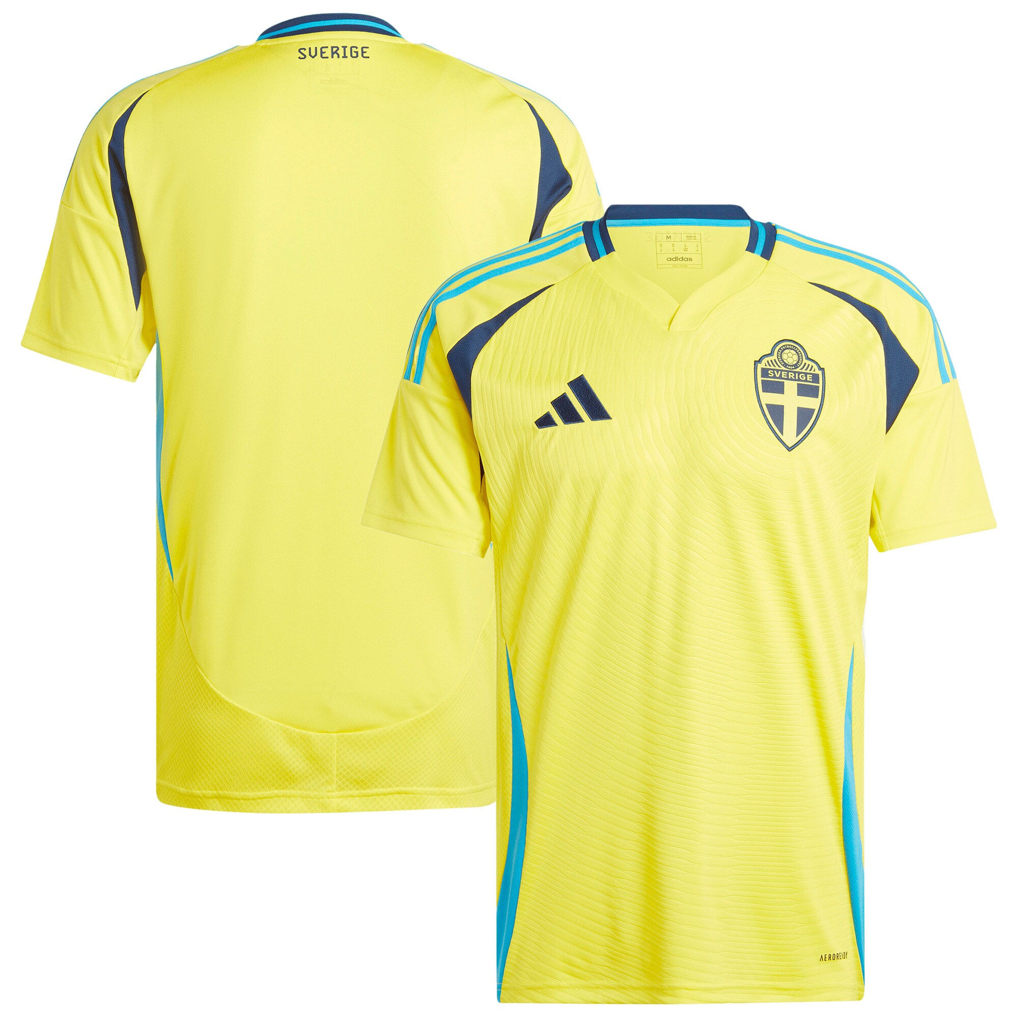 sweden national team adidas 2024 home replica jersey – yellow Collection – Brazil World Cup Jerseys and T-Shirts