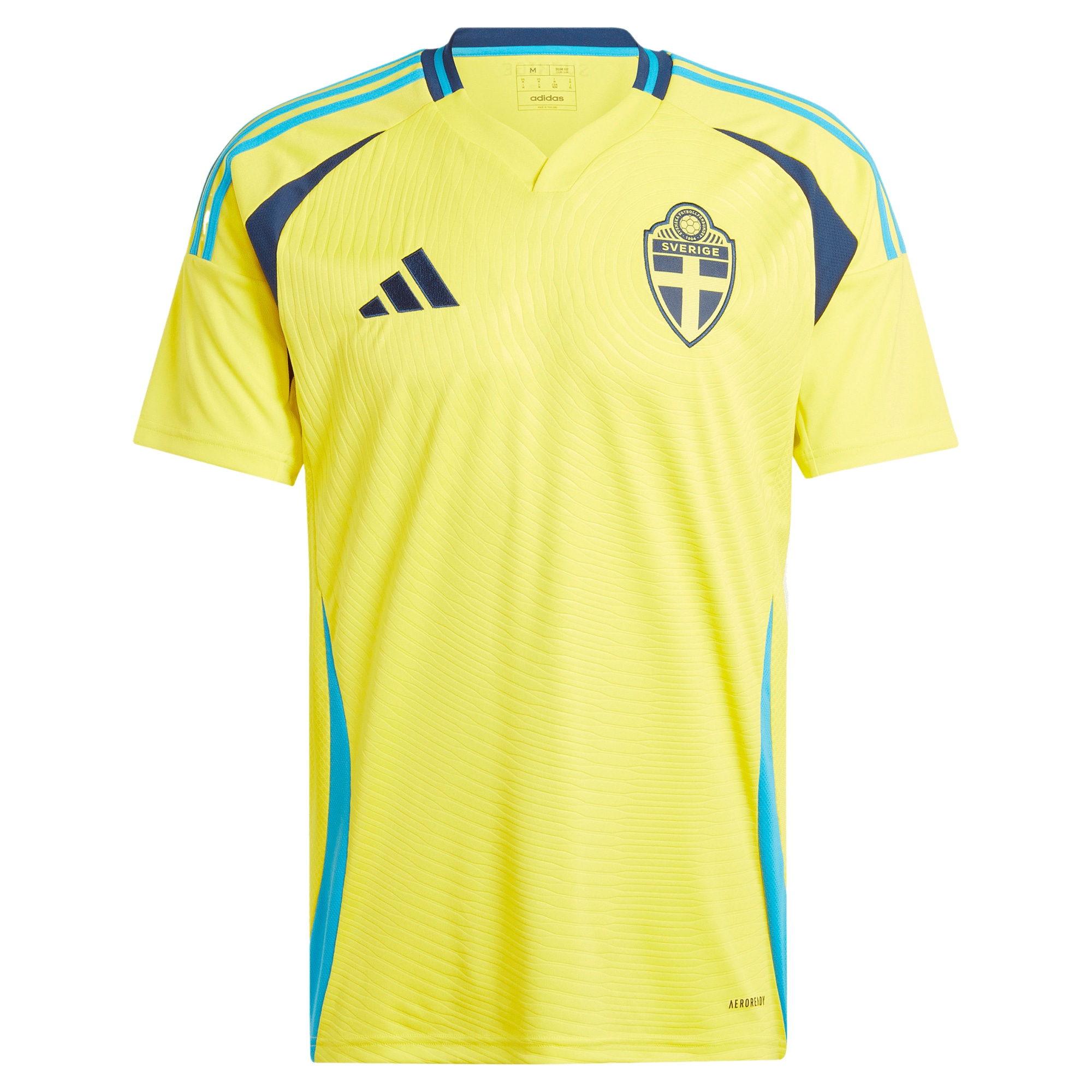 sweden national team adidas 2024 home replica jersey – yellow Collection – Brazil World Cup Jerseys and T-Shirts