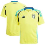 sweden national team adidas youth 2024 home replica jersey – yellow Collection – Brazil World Cup Jerseys and T-Shirts
