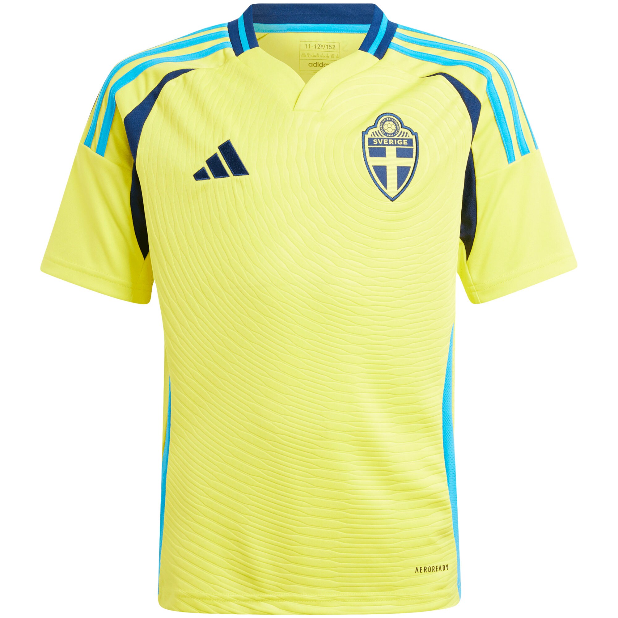 sweden national team adidas youth 2024 home replica jersey – yellow Collection – Brazil World Cup Jerseys and T-Shirts