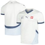 switzerland national team puma 2024 away replica jersey – white Collection – Brazil World Cup Jerseys and T-Shirts