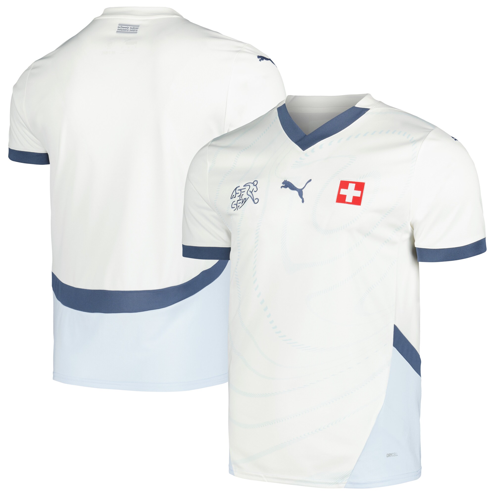 switzerland national team puma 2024 away replica jersey – white Collection – Brazil World Cup Jerseys and T-Shirts