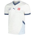 switzerland national team puma 2024 away replica jersey – white Collection – Brazil World Cup Jerseys and T-Shirts