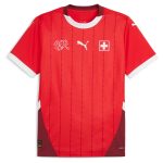 switzerland national team puma 2024 home replica jersey – red Collection – Brazil World Cup Jerseys and T-Shirts
