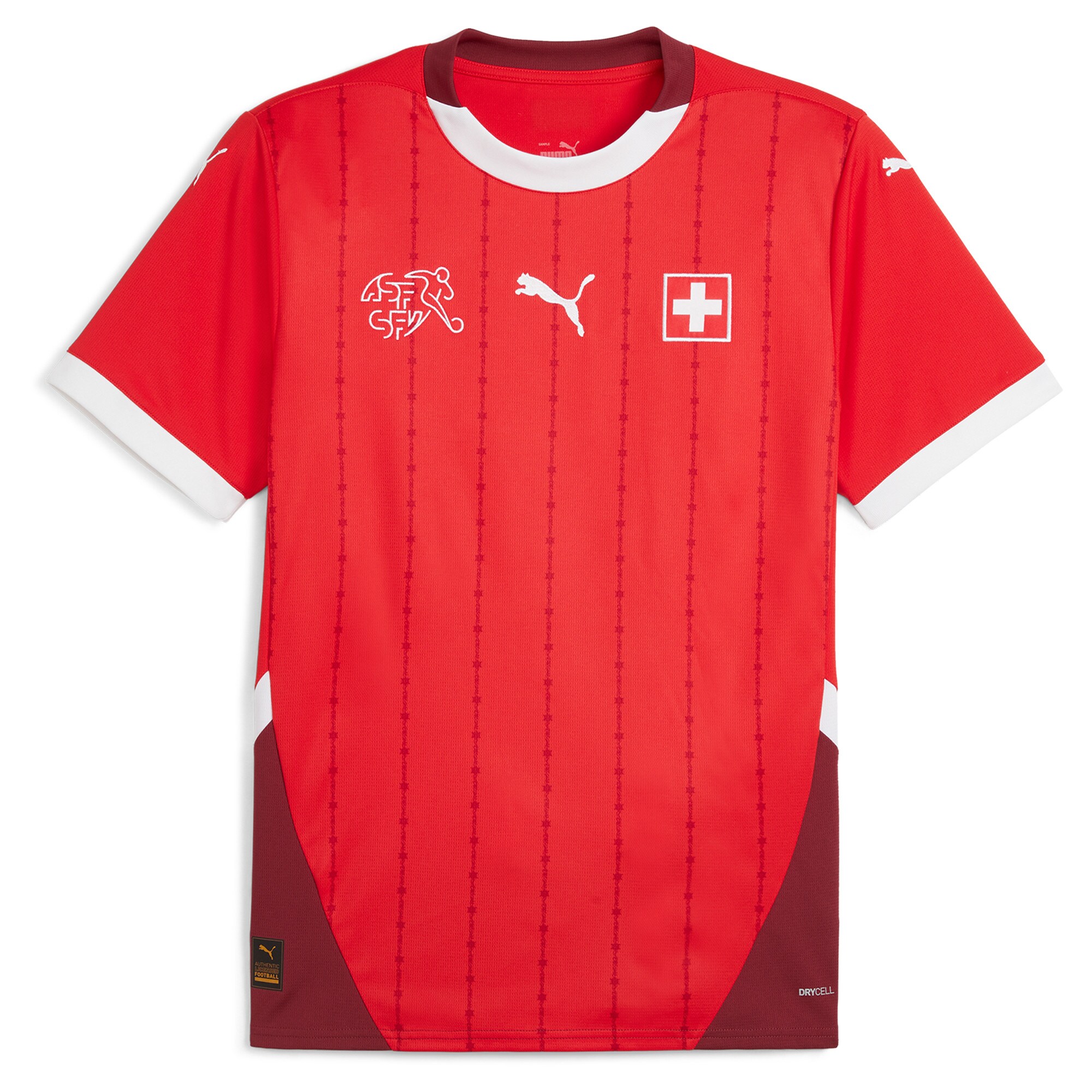 switzerland national team puma 2024 home replica jersey – red Collection – Brazil World Cup Jerseys and T-Shirts