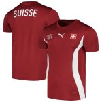 switzerland national team puma 2024 pre-match jersey – red Collection – Brazil World Cup Jerseys and T-Shirts