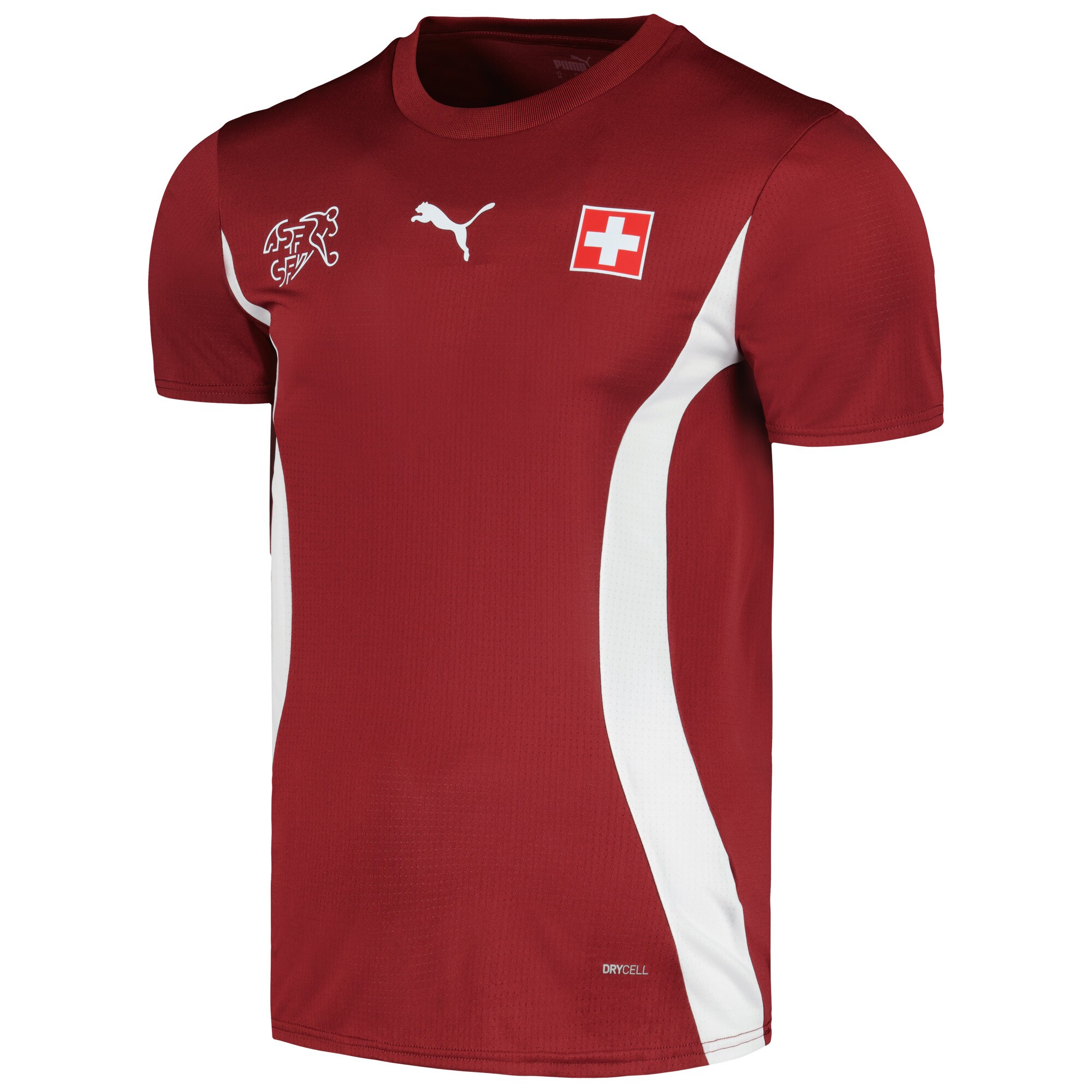 switzerland national team puma 2024 pre-match jersey – red Collection – Brazil World Cup Jerseys and T-Shirts