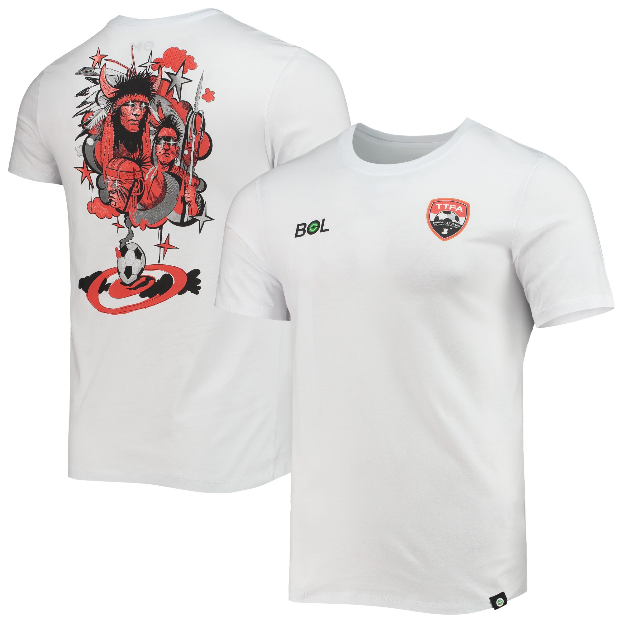 trinidad and tobago national team warrior star t-shirt – white Collection – Brazil World Cup Jerseys and T-Shirts