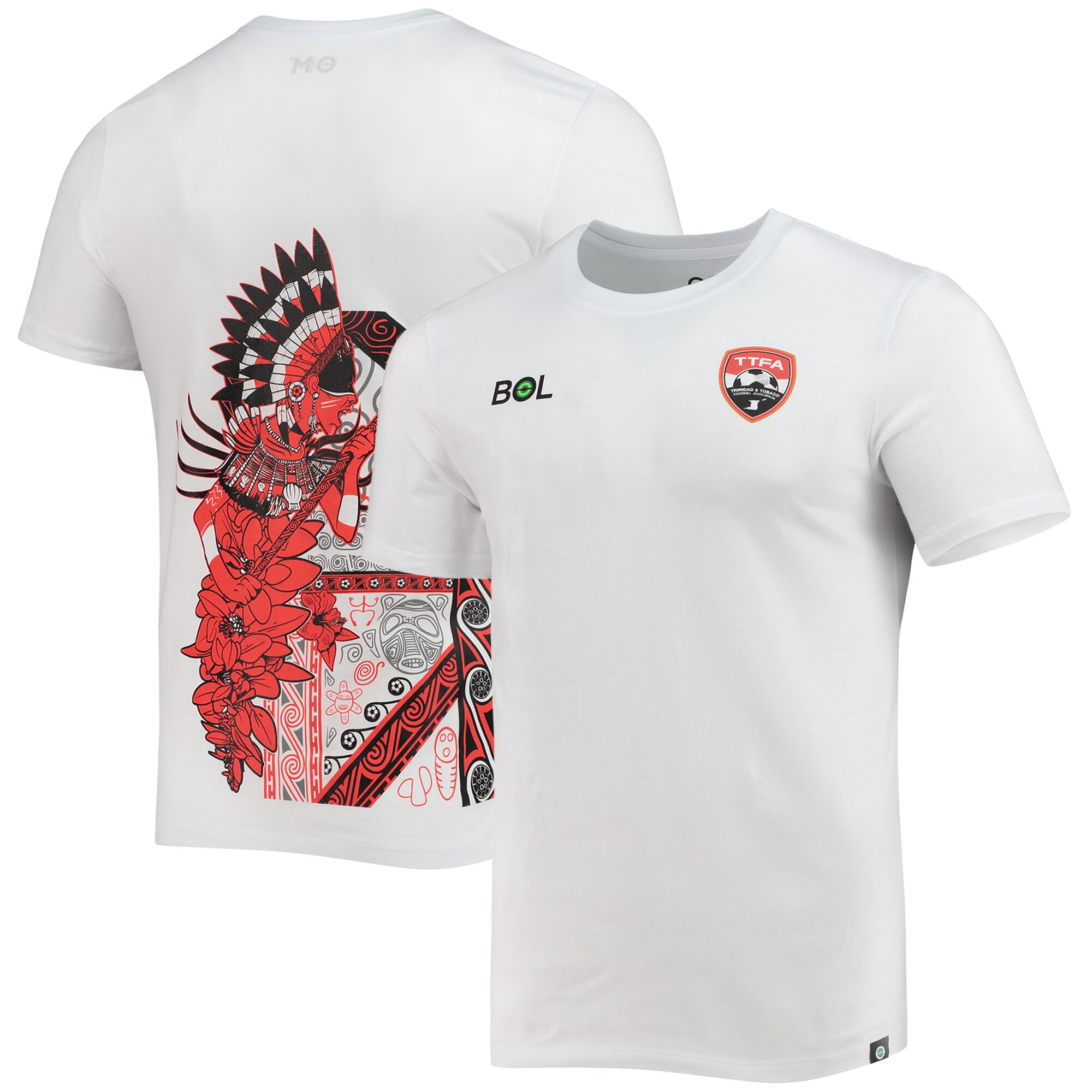 trinidad and tobago national team warrior tribal t-shirt – white Collection – Brazil World Cup Jerseys and T-Shirts