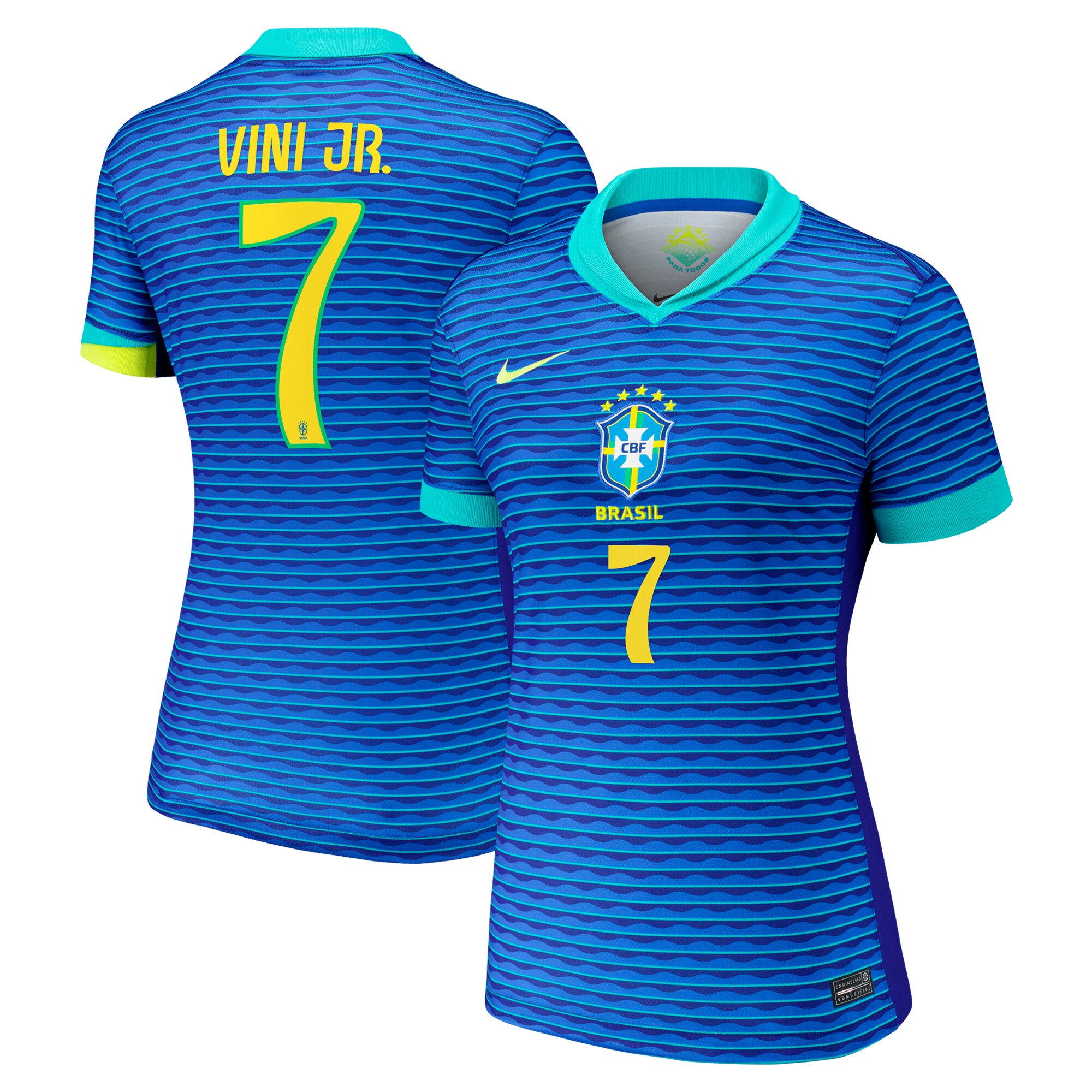 vini jr. brazil national team nike women8217s 2024 away replica jersey – blue Collection – Brazil World Cup Jerseys and T-Shirts